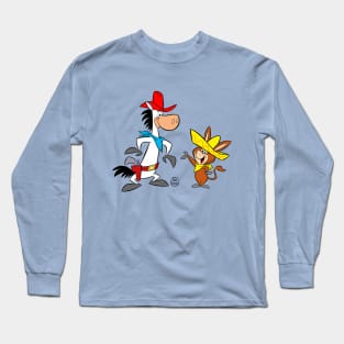 Quick Draw McGraw and Baba Looey in Color Long Sleeve T-Shirt